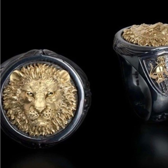 Lion Head Decor Ring - Picture 2 of 3